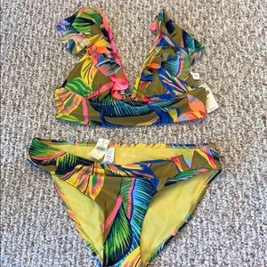 NWT aerie two piece swimsuit